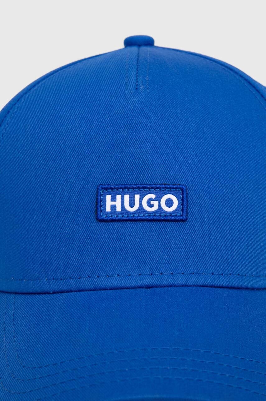 Бавовняна бейсболка Hugo Blue з аплікацією 50522014