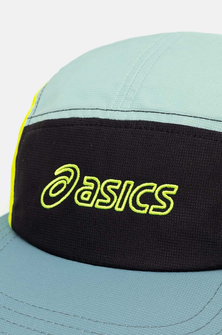 Кепка Asics колір зелений візерунок 3013B004