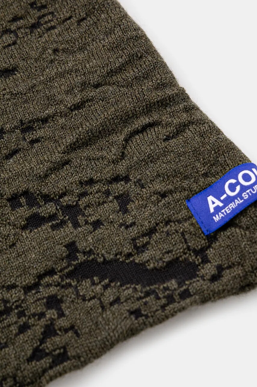 Вовняний капор A-COLD-WALL* Composite Balaclava колір сірий ACWUA208