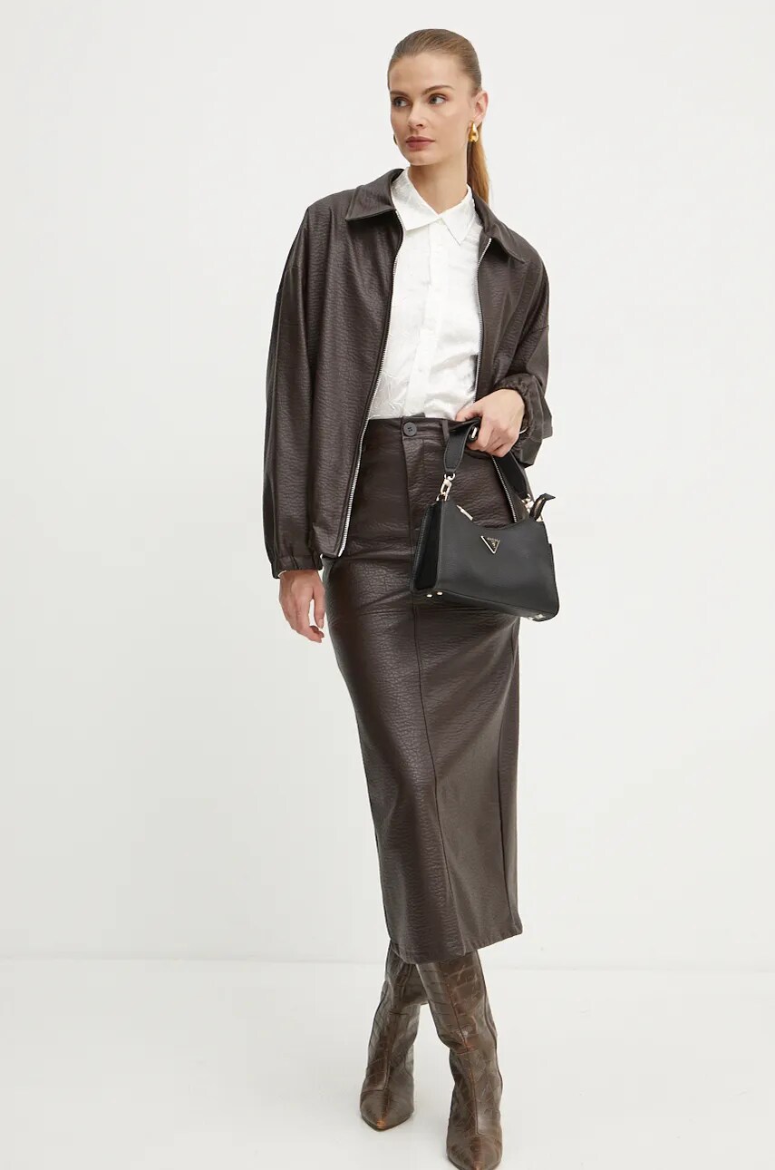 Сорочка Pinko жіноча колір бежевий regular класичний комір 104425 A285