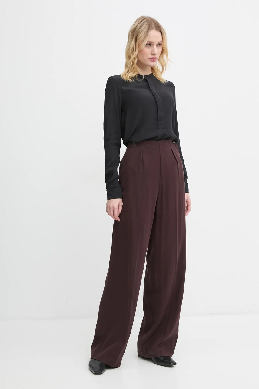 Блузка G-Star Raw жіноча колір чорний однотонна D24441-D724