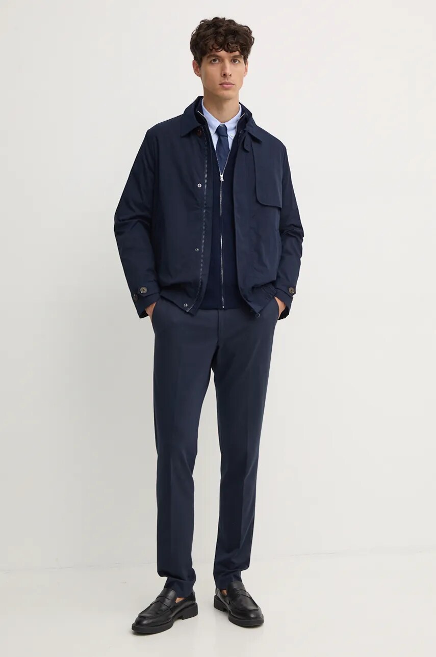 Бавовняна сорочка United Colors of Benetton чоловіча regular комір button-down 5FGBUQ04C