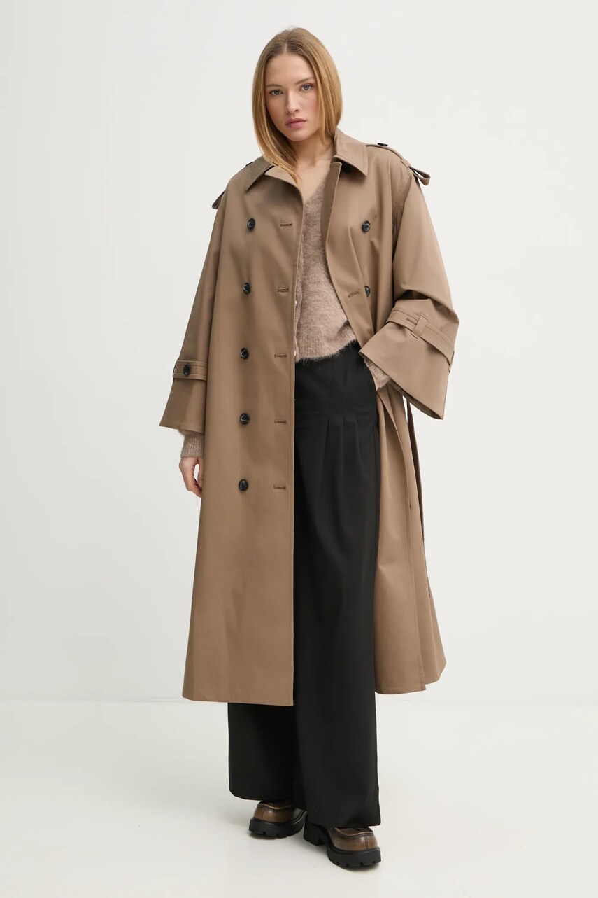 Тренч By Malene Birger ALAYA жіночий колір коричневий перехідний oversize 103331