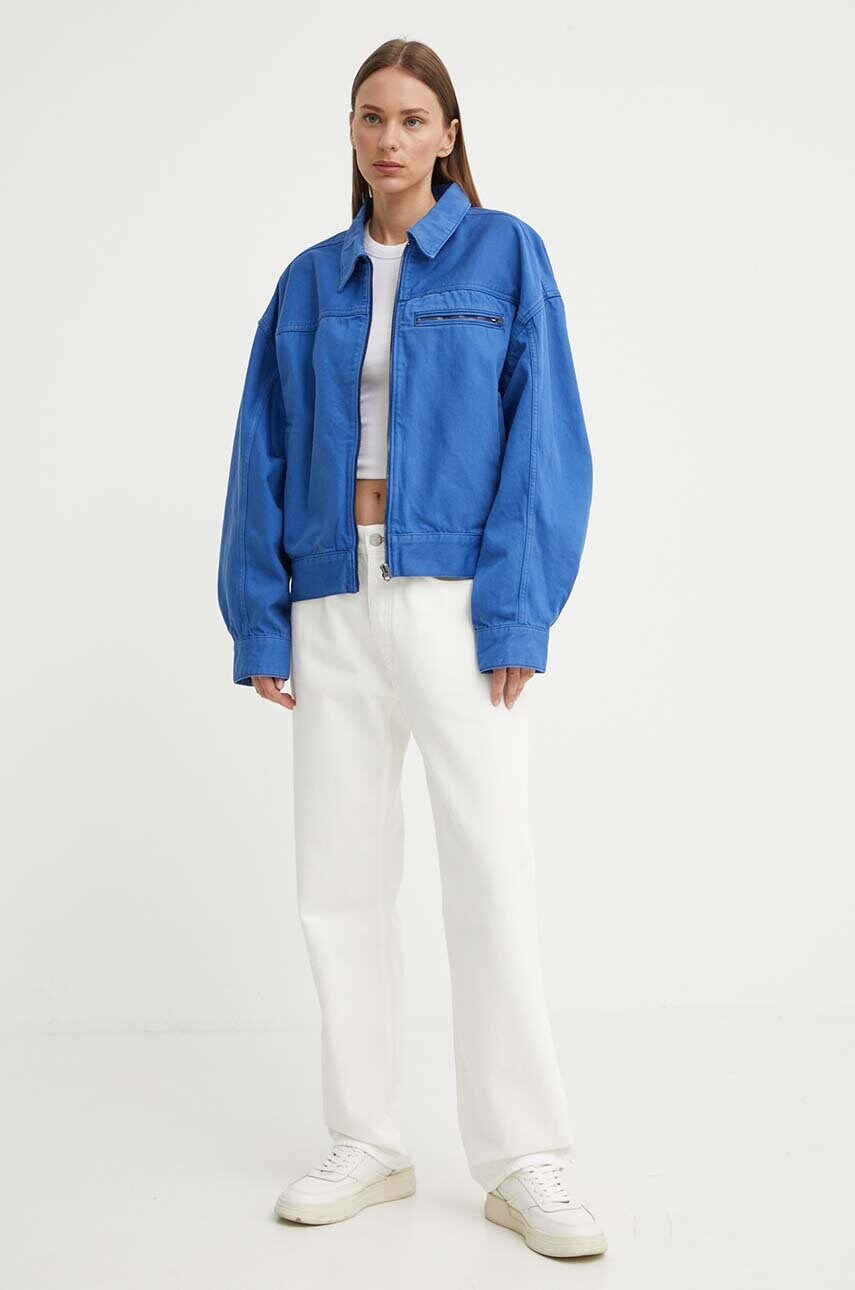 Джинсова куртка G-Star Raw жіноча перехідна oversize D24569-D300