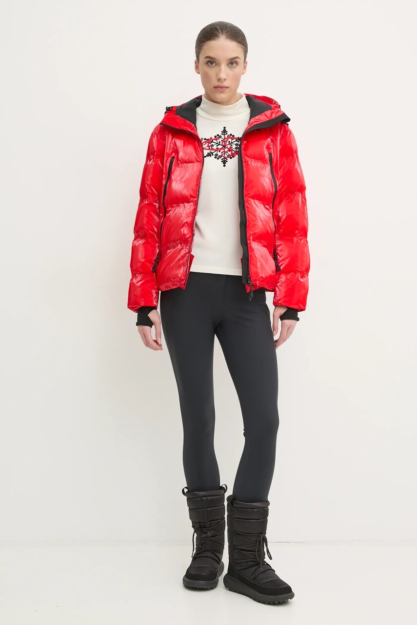 Гірськолижна куртка EA7 Emporio Armani колір червоний TNICZ.6DTG14