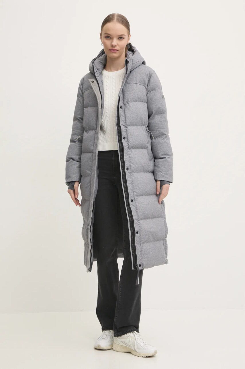 Куртка Superdry жіноча колір сірий зимова W5011733A-07Q