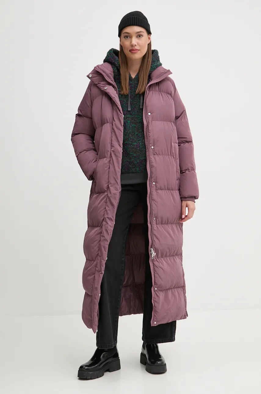 Куртка Superdry жіноча колір фіолетовий зимова W5011800A-2WM