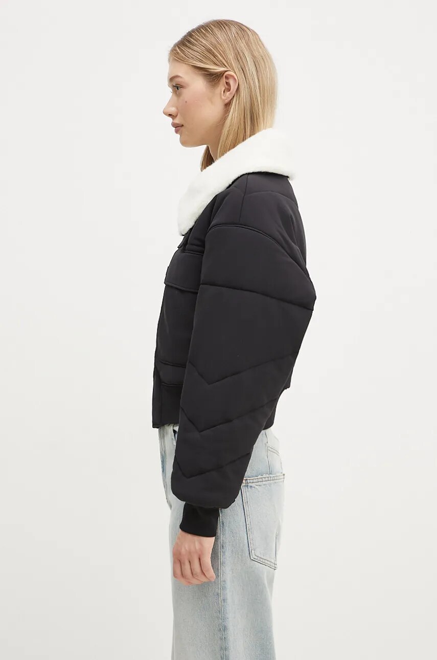 Куртка Coperni C+ Bomber Jacket жіноча колір чорний зимова COPV19BISF5004