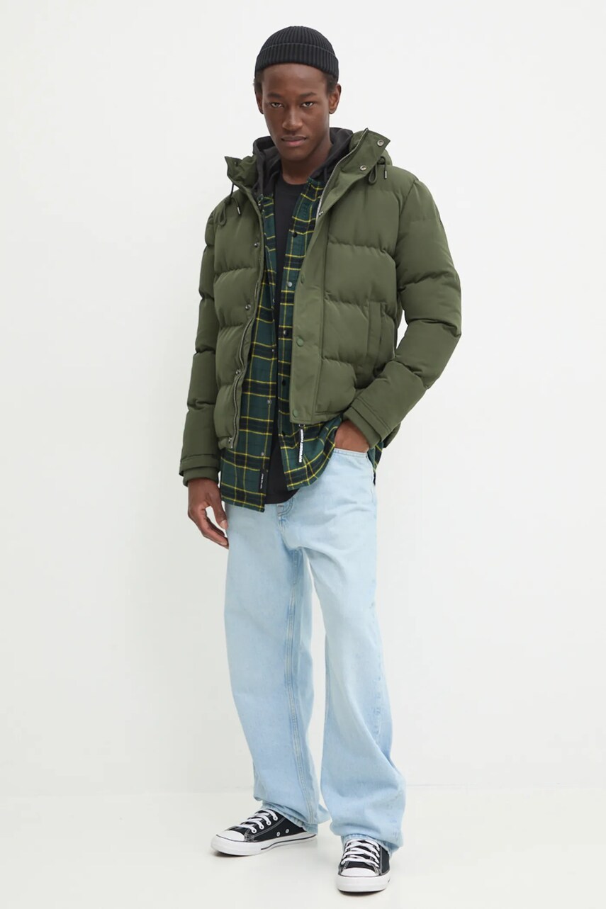 Куртка Superdry чоловіча колір зелений перехідна M5011743A-43E