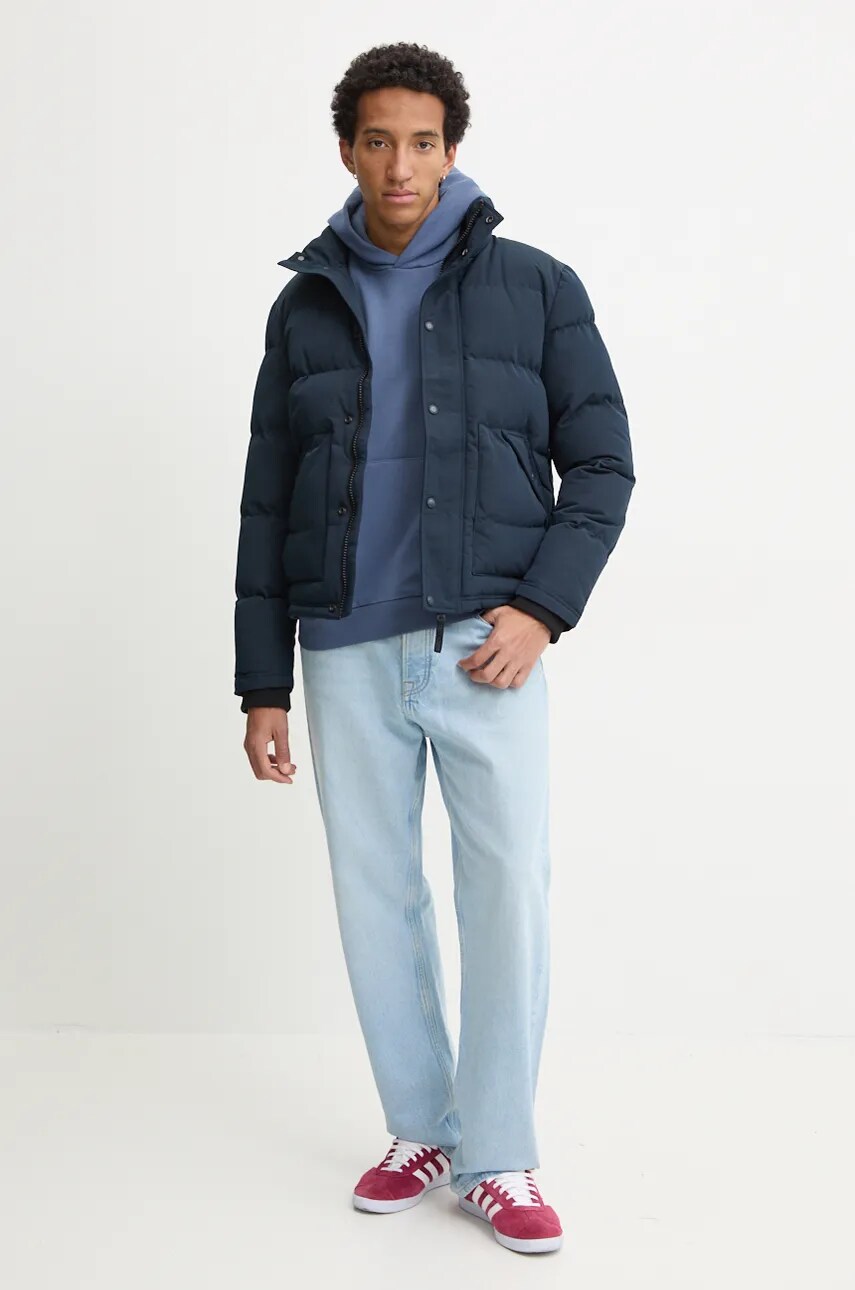 Куртка Superdry чоловіча колір синій зимова M5011931A-98T