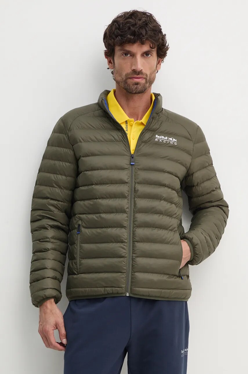 Куртка Red Bull Racing x Pepe Jeans колір зелений зимова RU400001