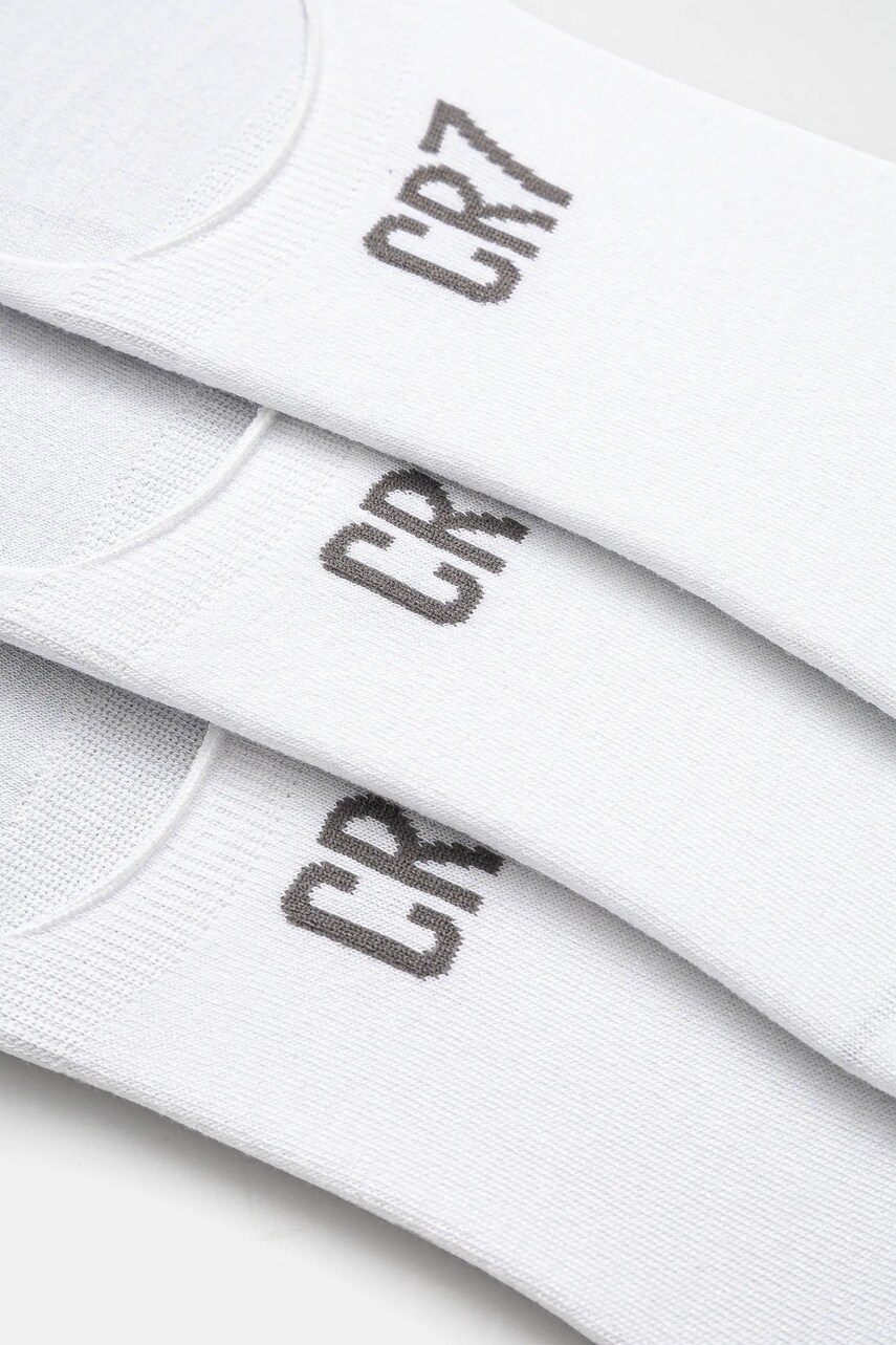 Шкарпетки CR7 Cristiano Ronaldo 3-pack чоловічі колір білий 8193-65-1