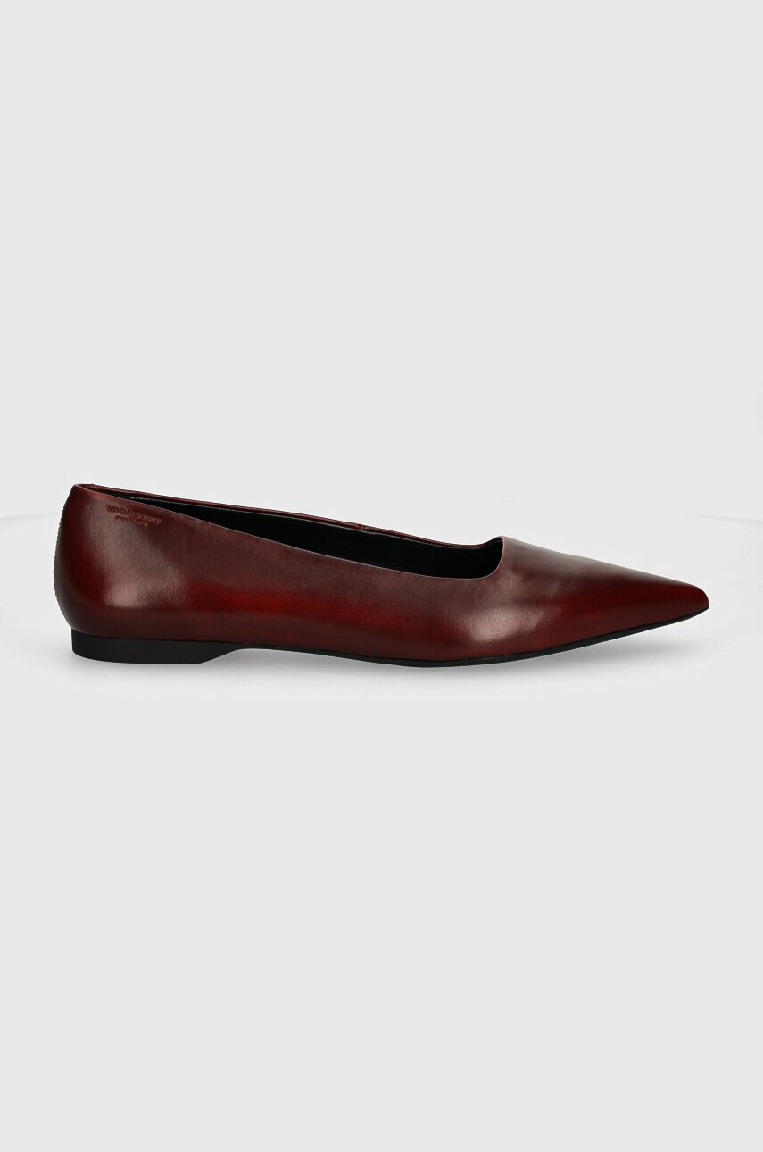 Шкіряні балетки Vagabond Shoemakers HERMINE колір бордовий  5733-018-47