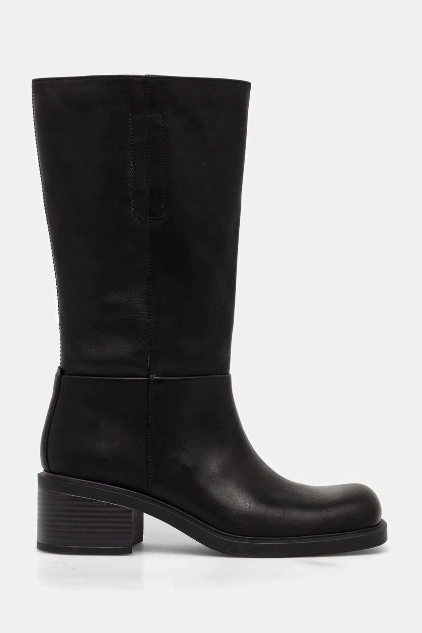 Шкіряні чоботи Vagabond Shoemakers DANIELLA жіночі колір чорний каблук блок 5820-001-20