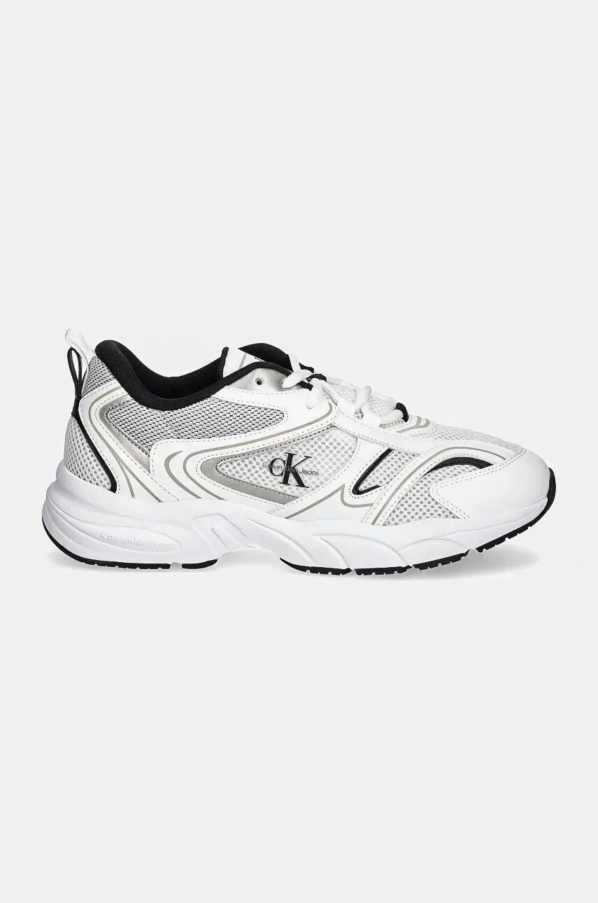 Кросівки Calvin Klein Jeans RETRO TENNIS MESH ML колір білий YW0YW01807