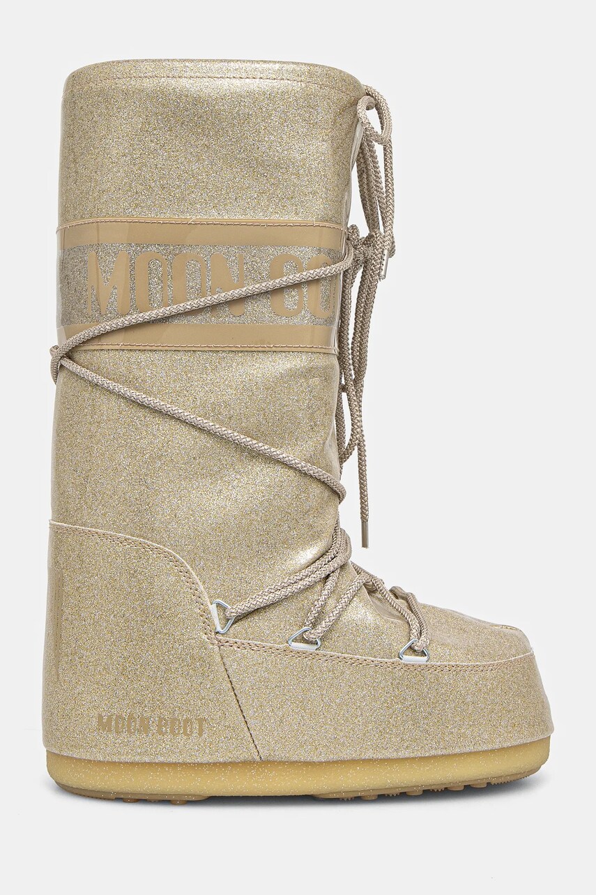Зимові чоботи Moon Boot MB ICON GLITTER колір золотий 80D1402850 B002