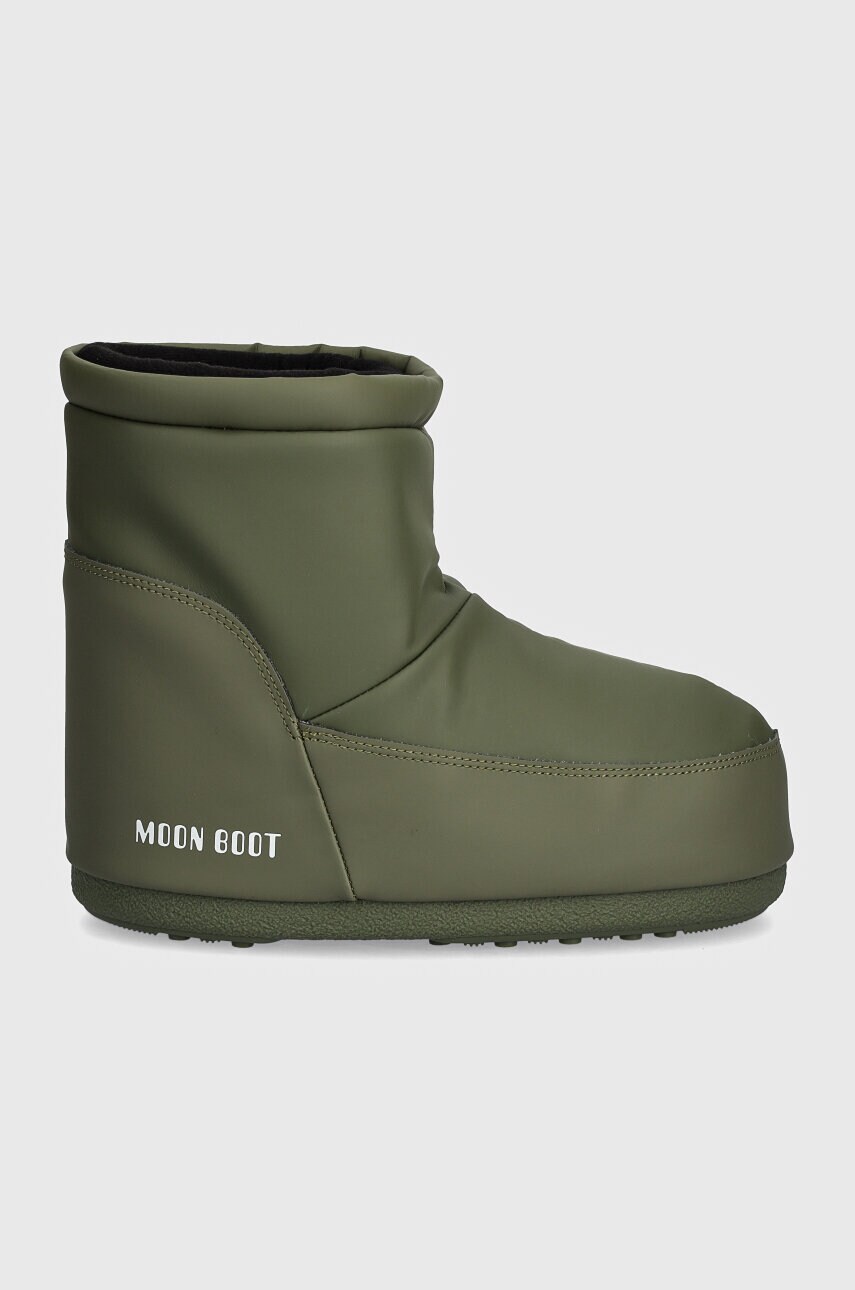 Зимові чоботи Moon Boot MB ICON LOW NOLACE RUBBER колір зелений 80D1409410 M006