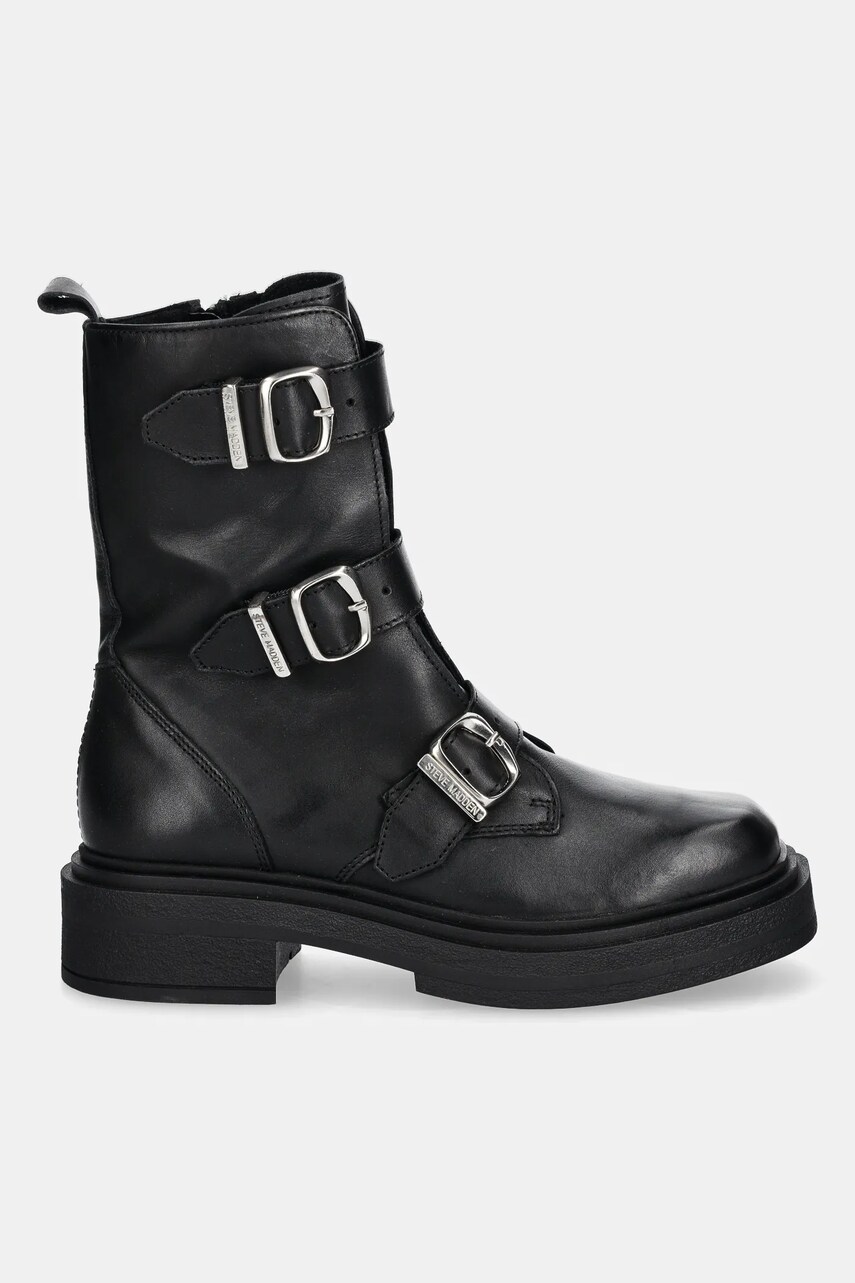 Черевики Steve Madden Clipper жіночі колір чорний на платформі злегка утеплена SM11003402