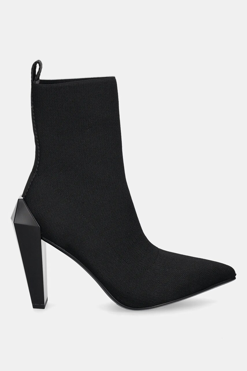 Черевики United Nude Gem Sock Hi жіночі колір чорний каблук блок 1087601117