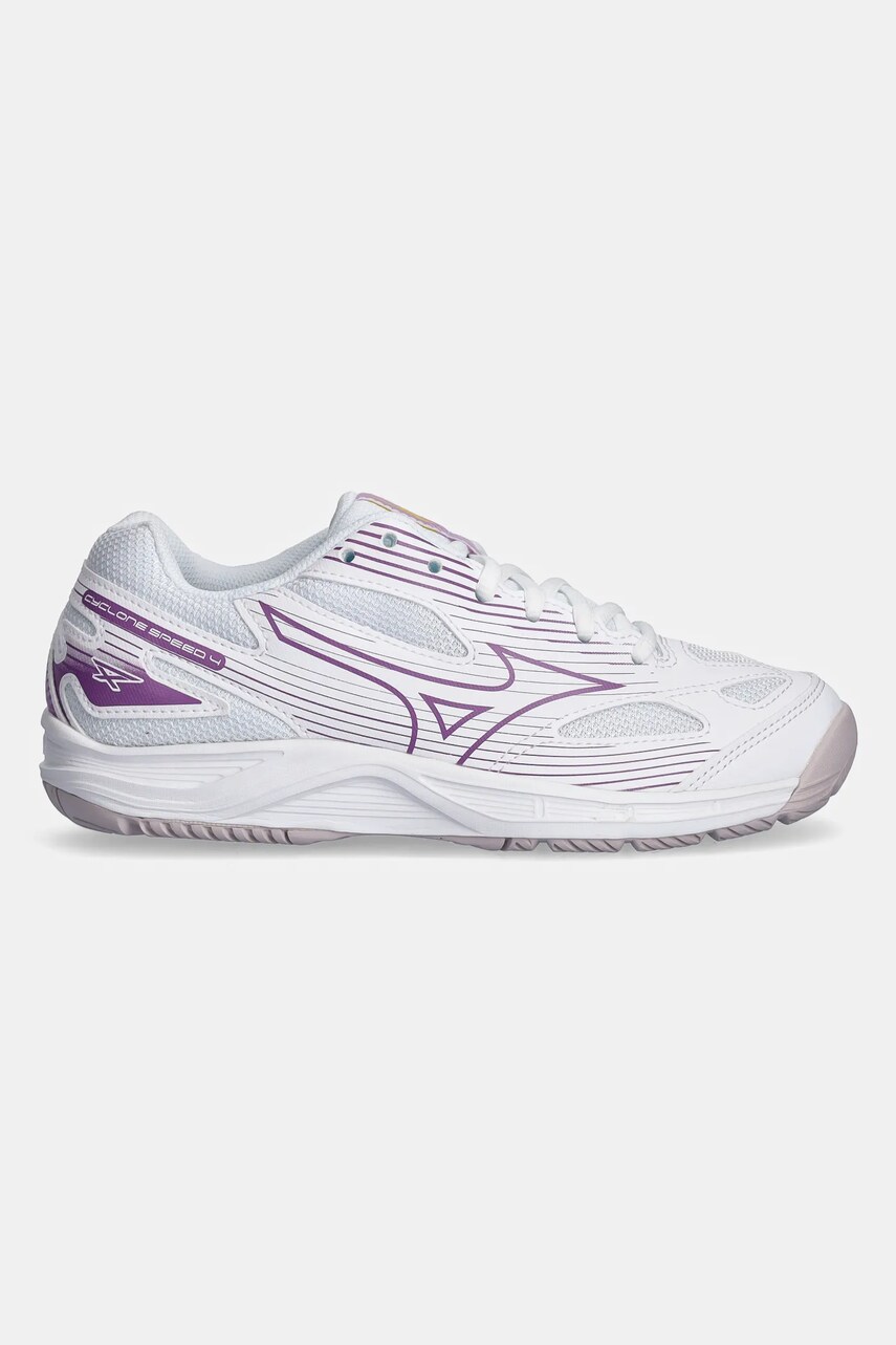 Взуття для приміщень Mizuno Cyclone Speed 4 колір білий V1GC2380
