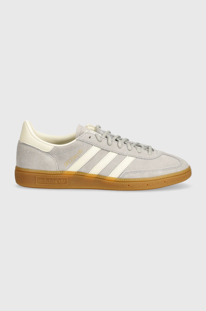 Замшеві кросівки adidas Originals Hanball Spezial колір сірий IF7086