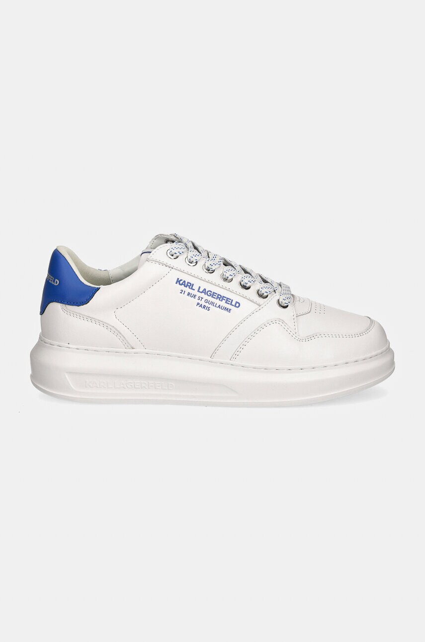 Шкіряні кросівки Karl Lagerfeld KAPRI MENS колір білий KL52537R
