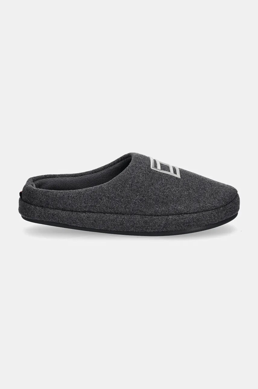 Тапочки Tommy Hilfiger FLAG WARM FELT HOUSE SHOE колір сірий FM0FM05227