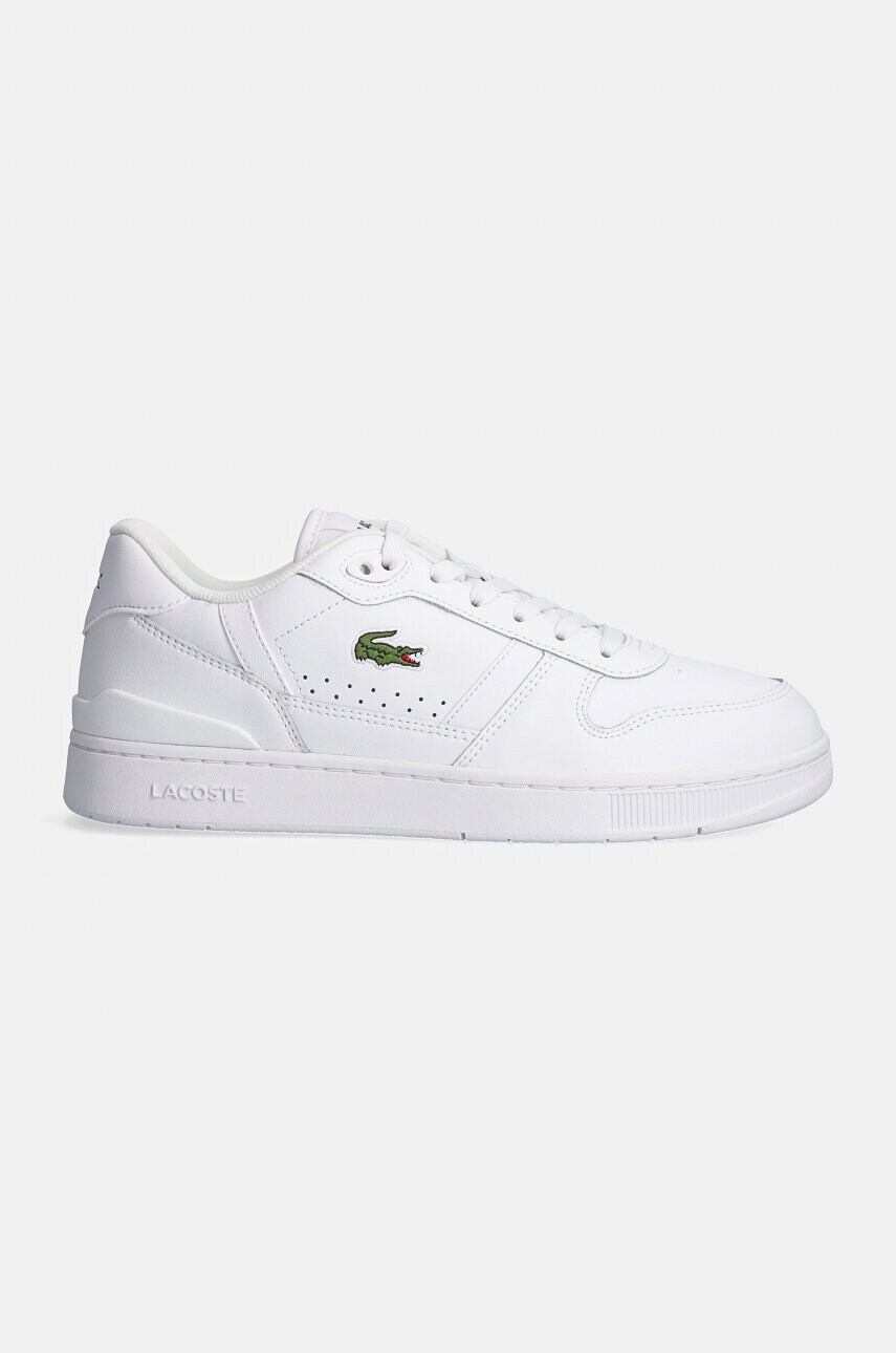 Шкіряні кросівки Lacoste T-Clip Set колір білий 48SMA0031