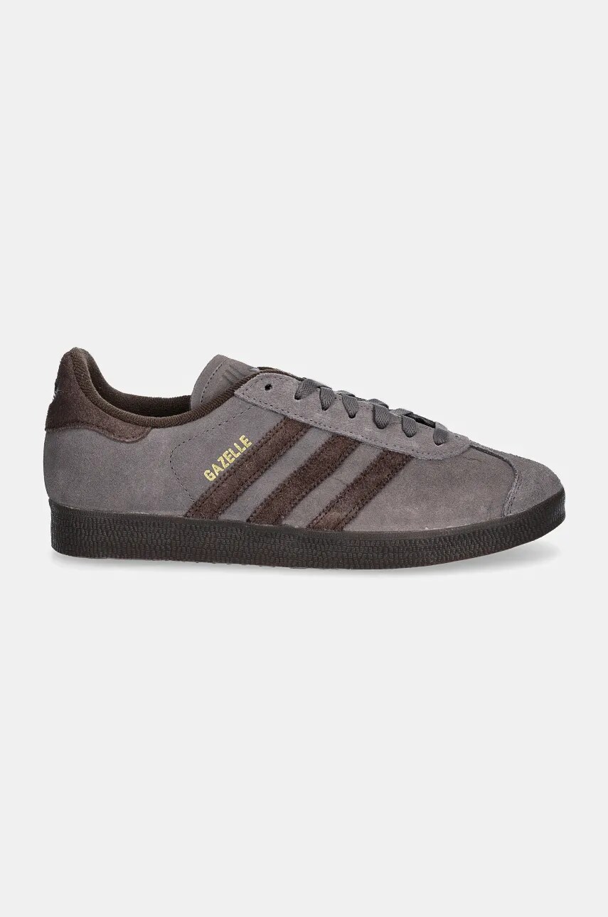 Замшеві кросівки adidas Originals Gazelle колір сірий IG2097