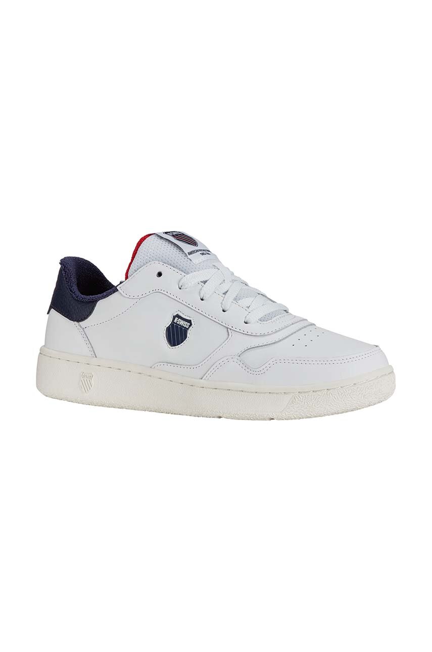 Шкіряні кросівки K-Swiss SLAMMSHIELD II колір білий 04312.968.M