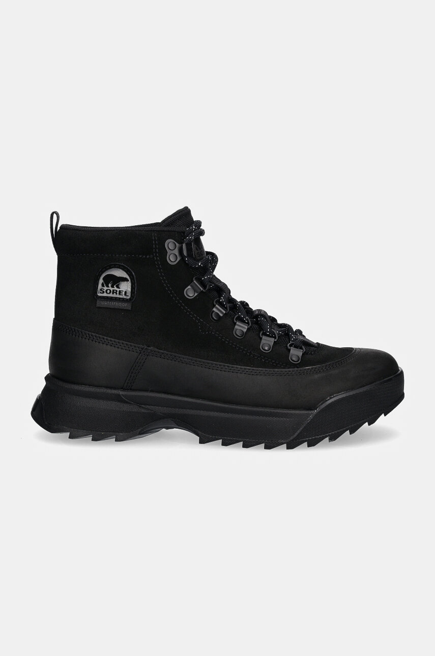 Шкіряні черевики Sorel SCOUT 87 PRO BOOT PLUS W чоловічі колір чорний 2084861010