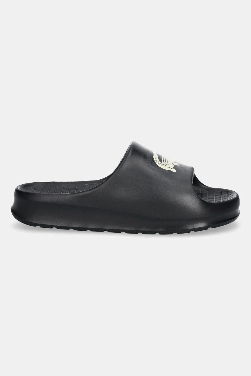 Шльопанці Lacoste 45CMA0005 чоловічі колір чорний SERVE SLIDE 2.0 123 1 CMA