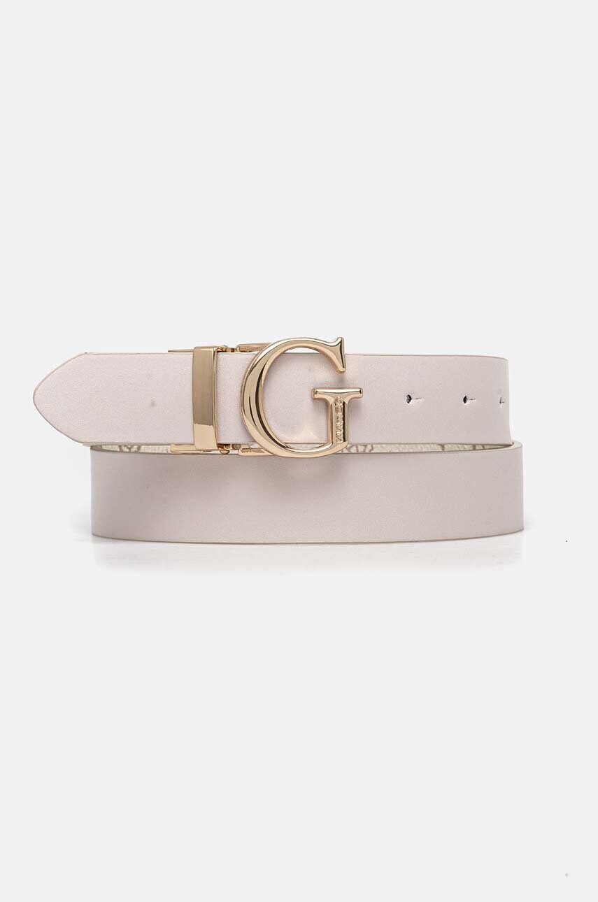 Ремінь Guess EVELUNE жіночий колір бежевий BW9171 P4430