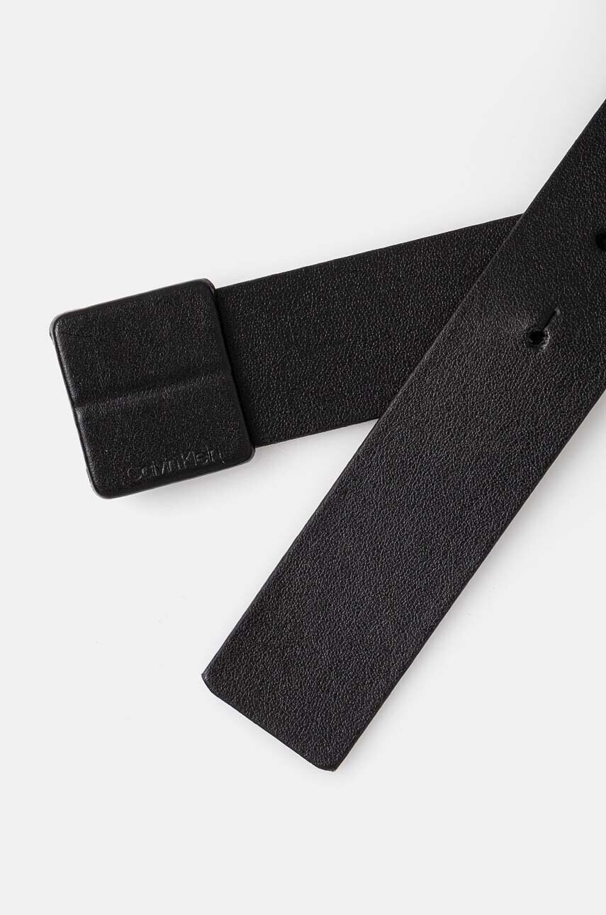 Шкіряний ремінь Calvin Klein чоловічий колір чорний K50K512320