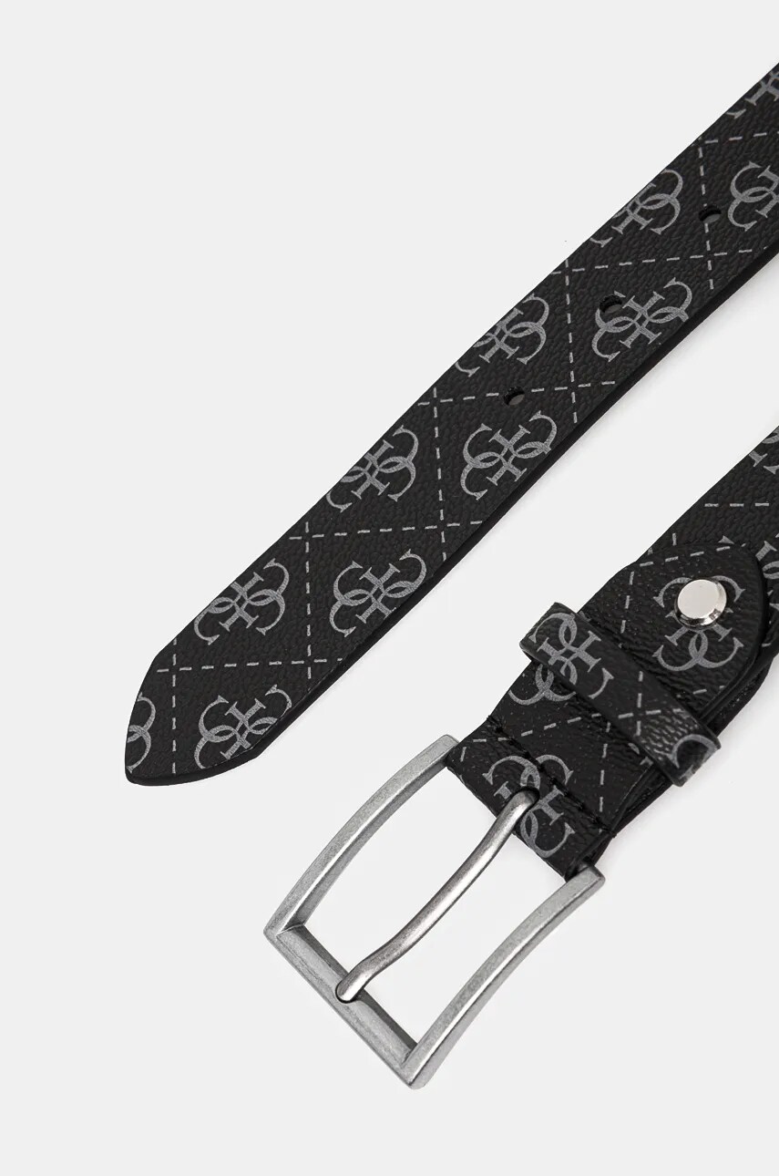 Ремінь Guess чоловічий колір чорний BMCALO.P4335