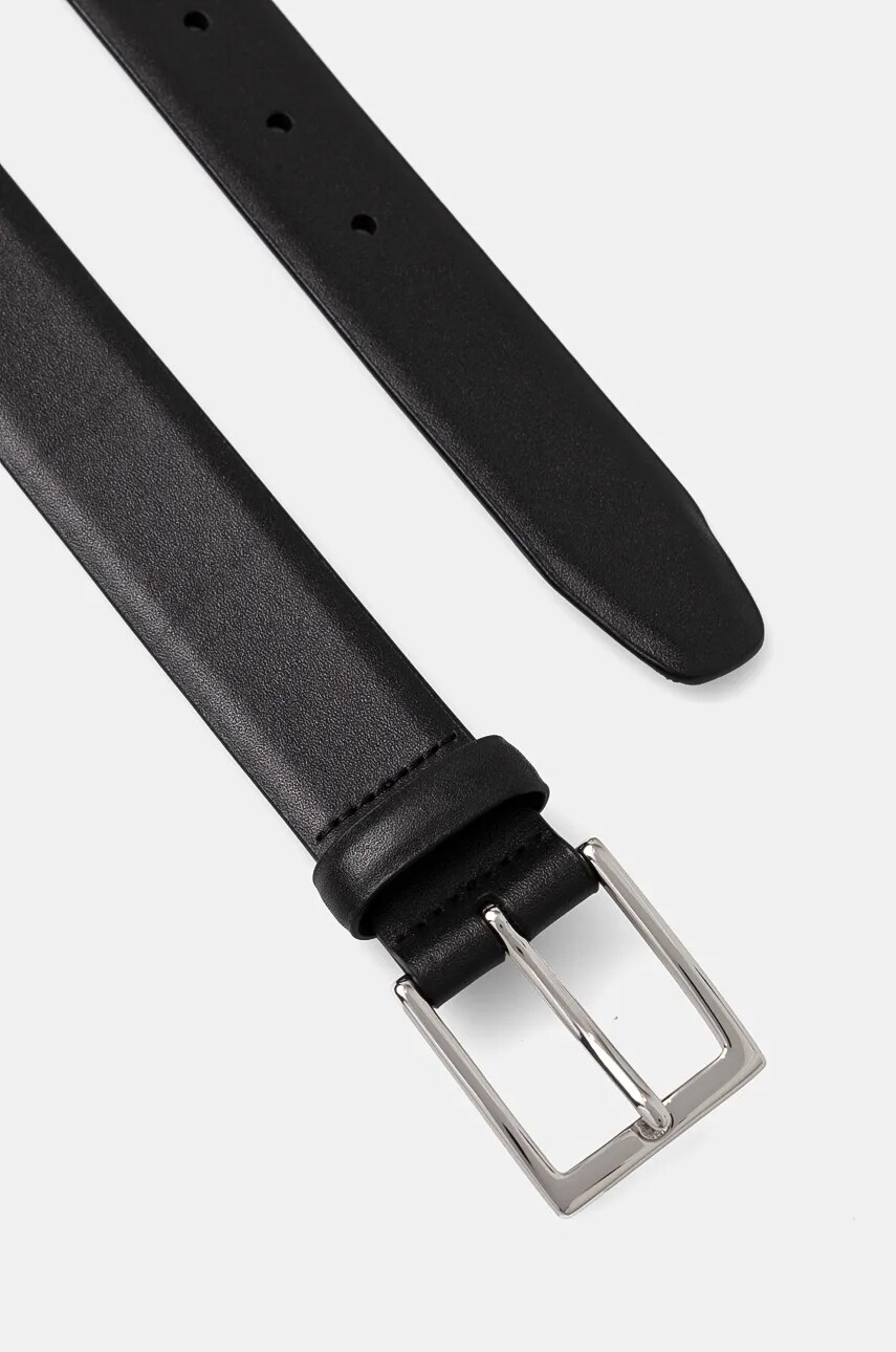 Ремінь Hackett London чоловічий колір чорний HM413222