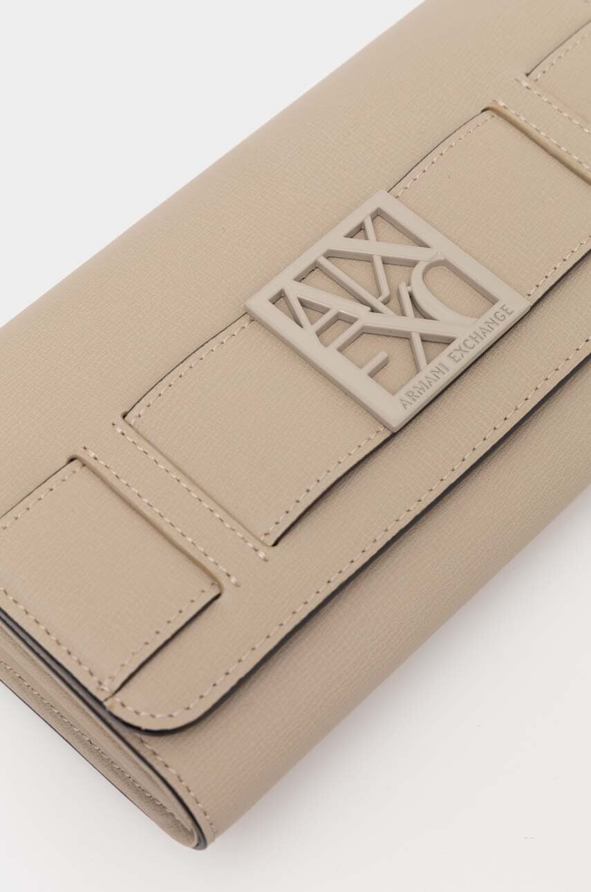 Гаманець Armani Exchange жіночий колір бежевий 948572 0A874