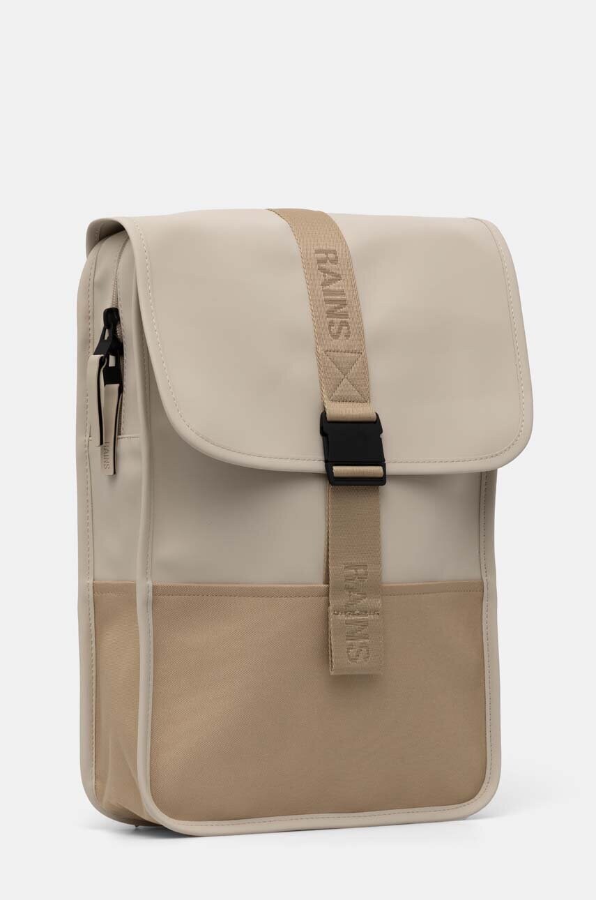 Рюкзак Rains Trail Backpack Mini W3 колір бежевий великий однотонний 14300-26
