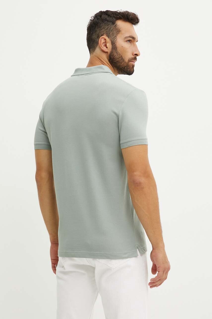 Поло Calvin Klein Jeans чоловіче колір сірий з аплікацією J30J325664