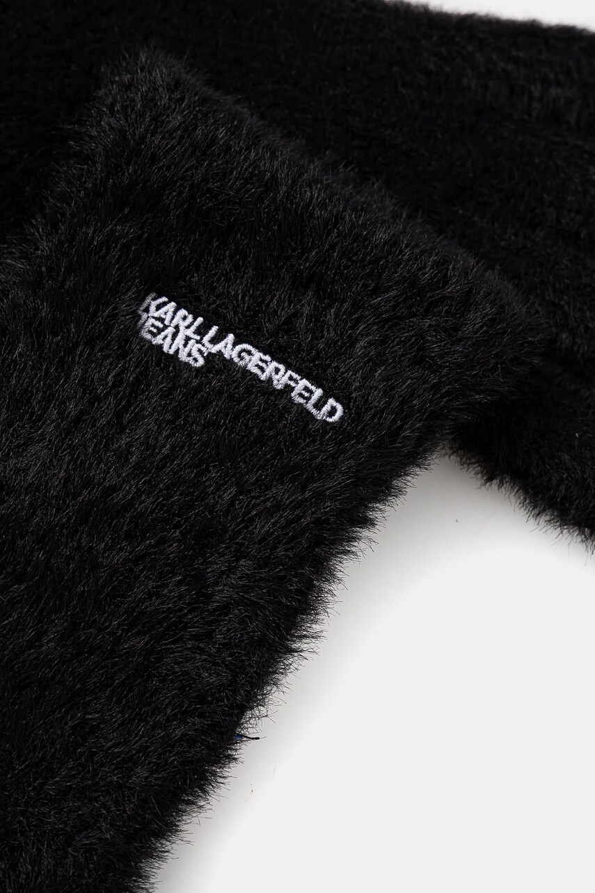 Рукавички Karl Lagerfeld Jeans жіночі колір чорний 246J3602