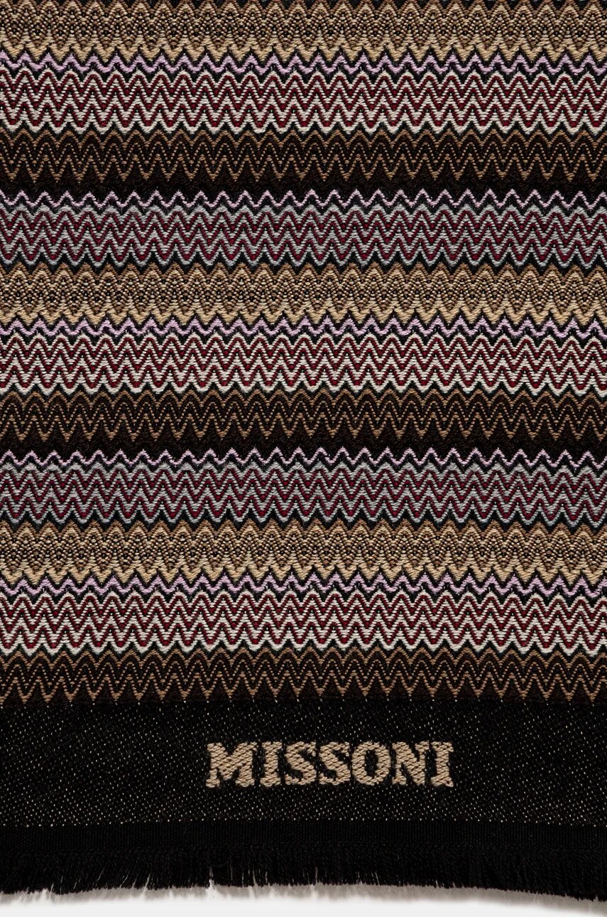 Вовняний шарф Missoni візерунок SC21WOD9931