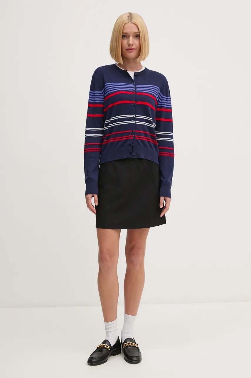 Спідниця United Colors of Benetton колір чорний mini розкльошена 4OIGD003Y
