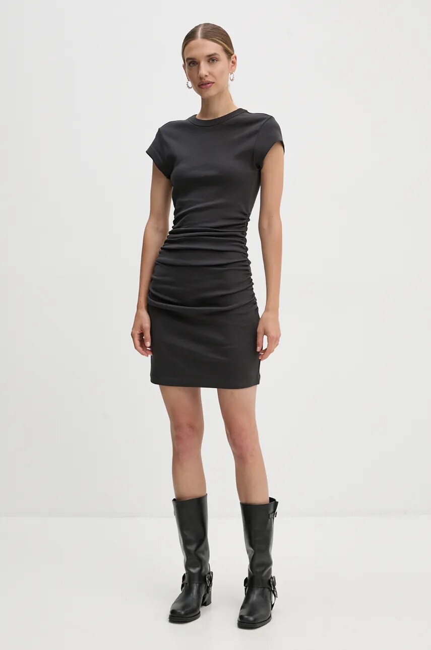 Сукня ZADIG&VOLTAIRE колір сірий mini облягаюча JWDR00066