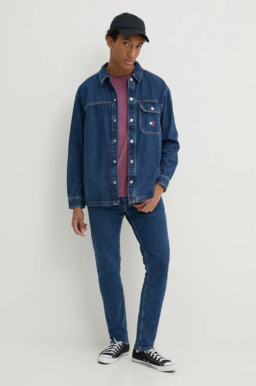 Джинси Tommy Jeans чоловічі колір синій DM0DM20400