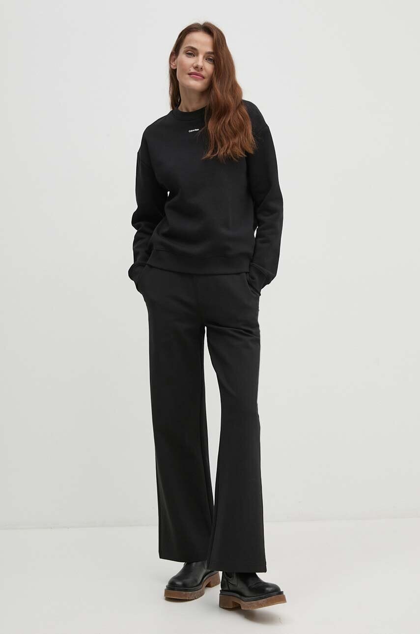 Спортивні штани Calvin Klein Jeans колір чорний однотонні J20J224610