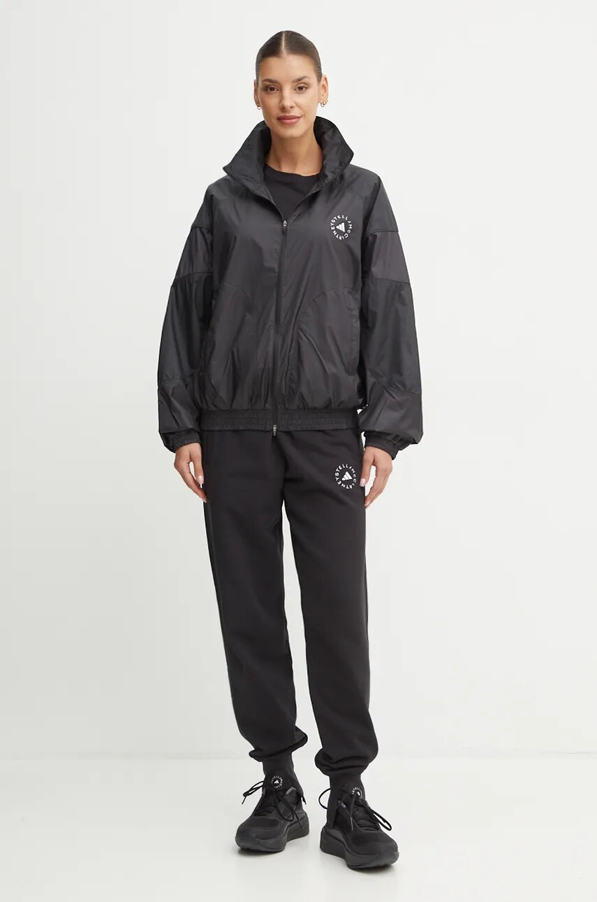 Спортивні штани adidas by Stella McCartney колір чорний однотонні IW9852