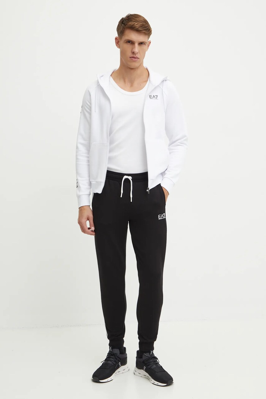 Спортивні штани EA7 Emporio Armani колір чорний візерунок PJ9FZ.6DPP69