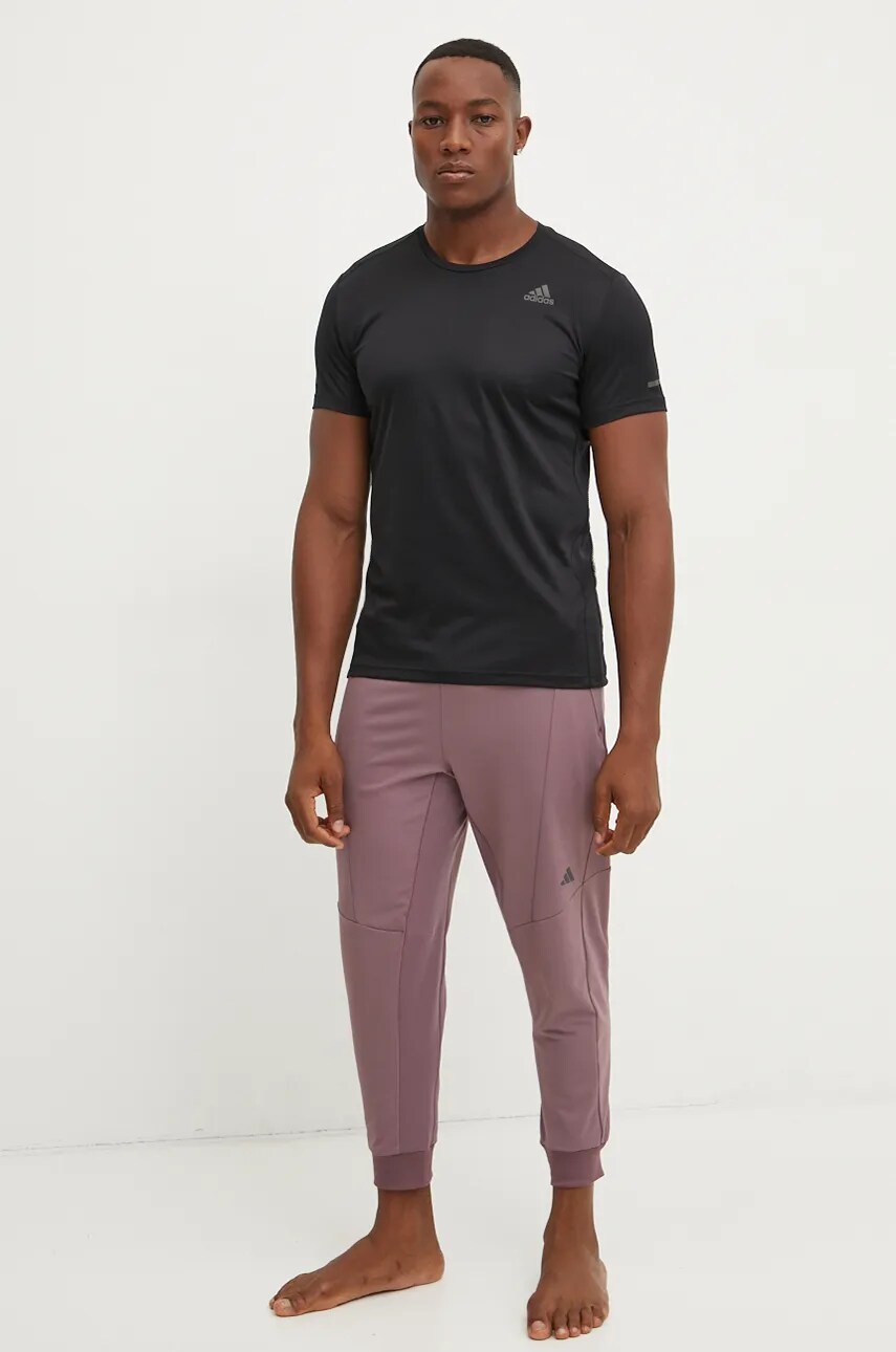 Штани для тренувань adidas Performance Designed for Training колір рожевий однотонні JE8032