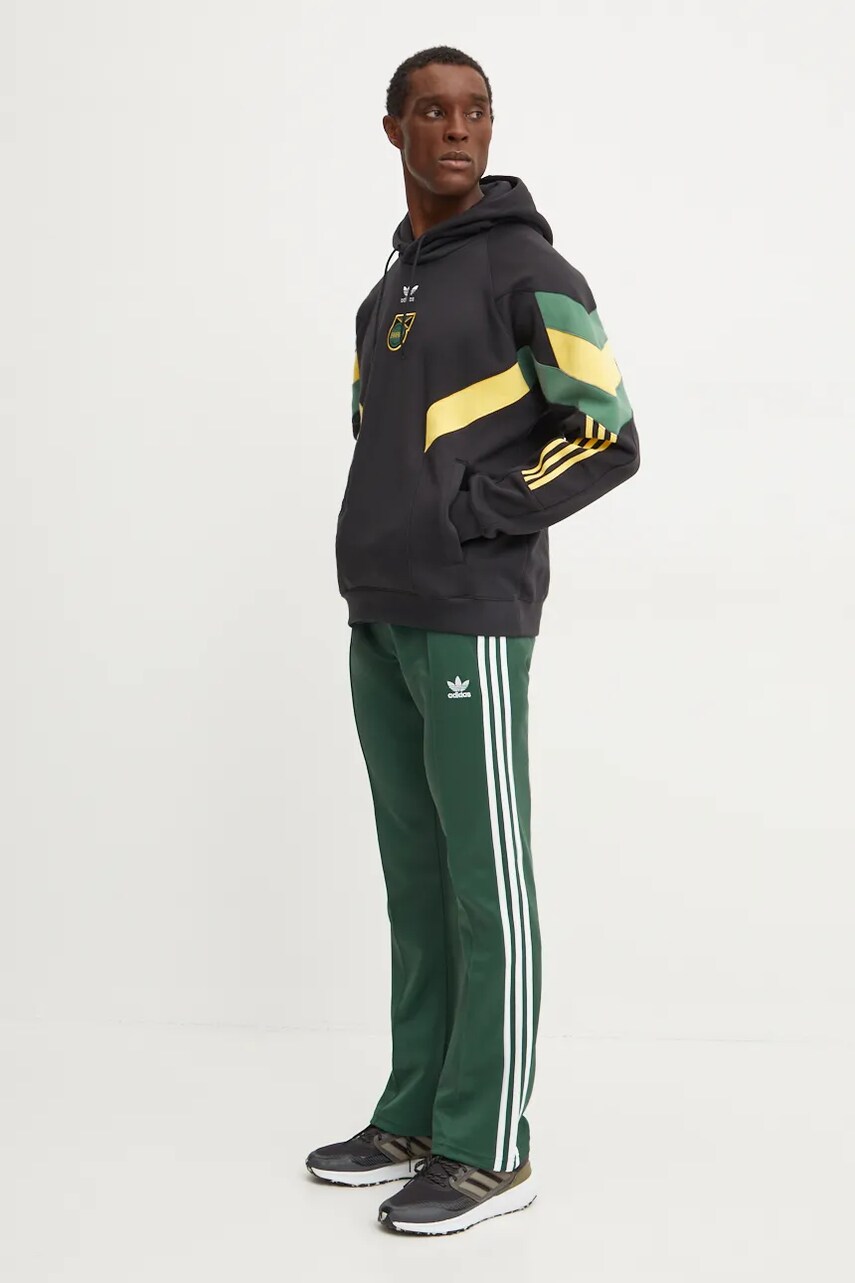 Спортивні штани adidas Originals 70S Track Pant колір зелений візерунок IX5224