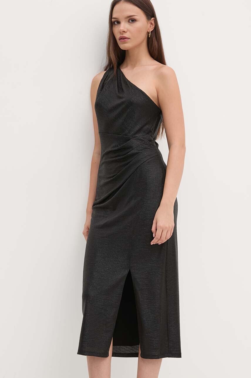 Сукня Lauren Ralph Lauren колір чорний midi пряма 253940168